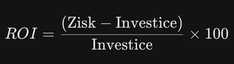 výpočet roi