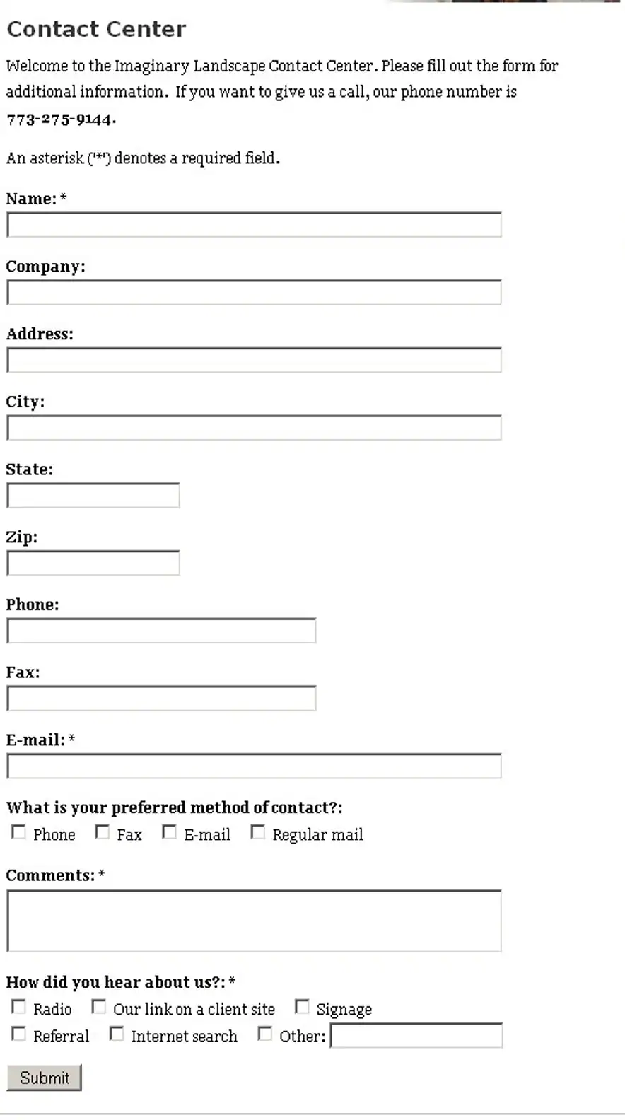 jak má vypadat formulář pro leady - případovka 1