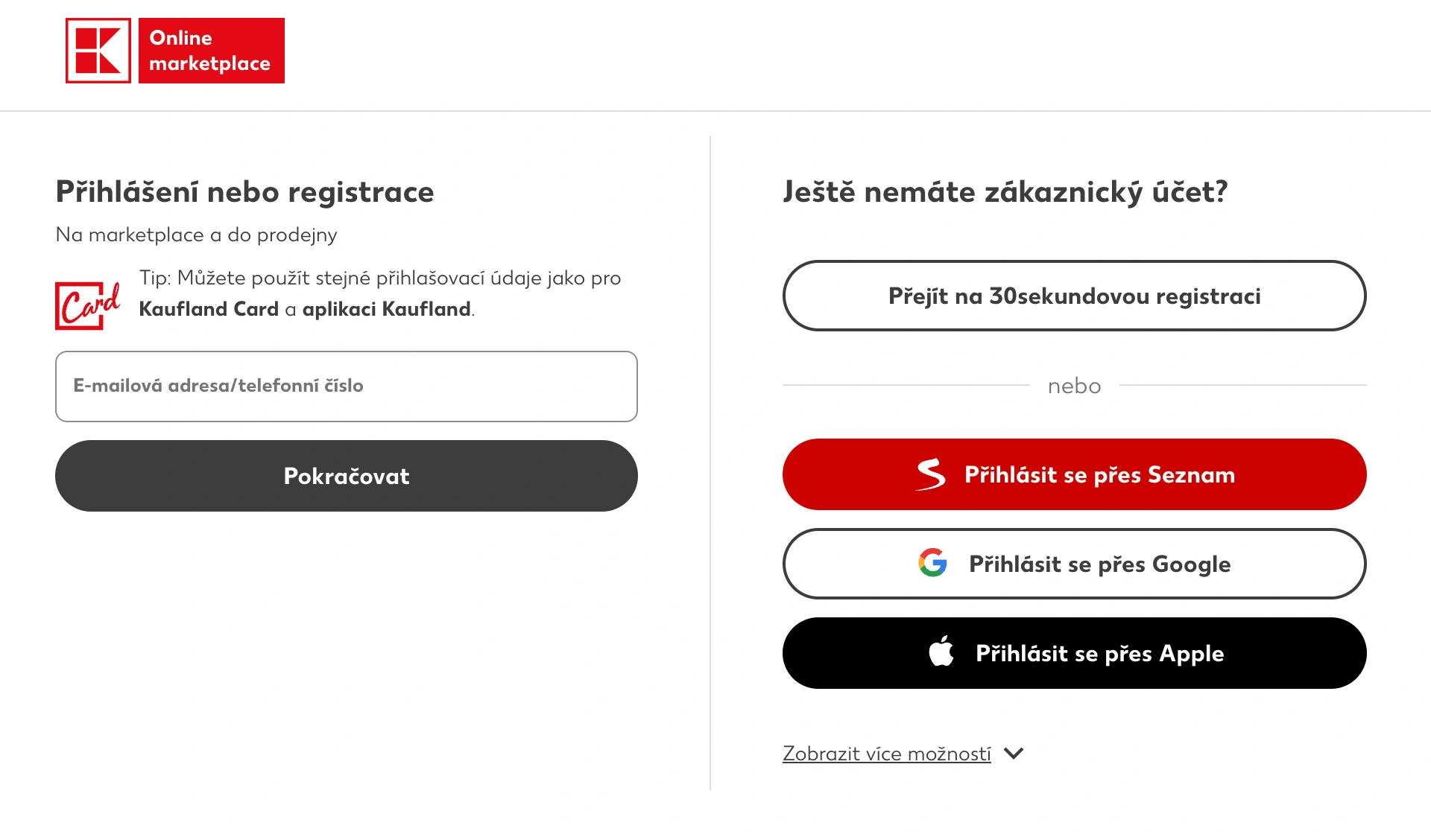 Povinná registrace