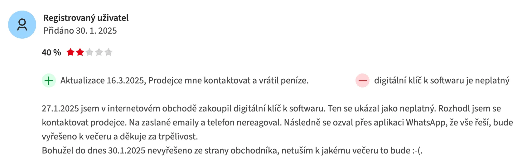 social proof Nebojte se negativní zpětné vazby