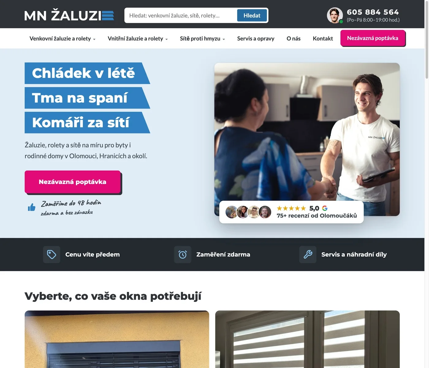 Web Michal Němec – náhled