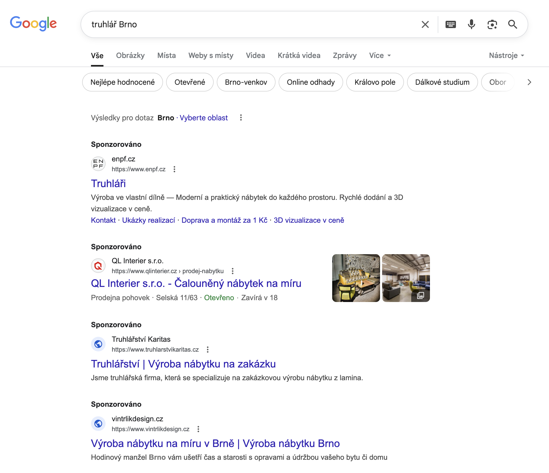 SEO vs. placená reklama